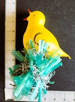 CSIBE RÉGI CSIPTETŐS FÚJT ÜVEG KARÁCSONY KARÁCSONYFADÍSZ DÍSZ FENYŐFADÍSZ