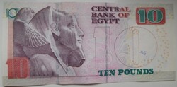 Egyiptom 10 pounds 2018 UNC