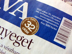 2022 július 30  /  NÉPSZAVA  /  Születésnapra!? EREDETI ÚJSÁG! Ssz.:  23671