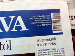 2022 július 25  /  NÉPSZAVA  /  Születésnapra!? EREDETI ÚJSÁG! Ssz.:  23681