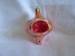 RÉGI ÜVEG KARÁCSONYFADÍSZ - REFLEX BÚGÓCSIGA!