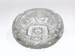 Retro üveg asztali hamutartó 18,5 cm - 2 kg