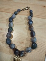 Csodálatos nyagyköves achát nyaklánc