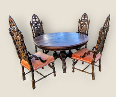 Antik étkező garnitúra