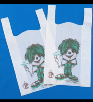 Retro 2 db sok szerencsét Mogyért Matyi reklámtáska