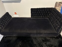 Polgári chaise longue Kanapé, chesterfield stílusú, vintage, modern, luxus kanapé