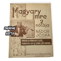 Magyary Imre – 2. nótája (eredeti régi kotta)