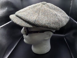 Failsworth Harris Tweed (eredeti) férfi 59 - exkluzív gyapjú téli flat cap / lapos sapka