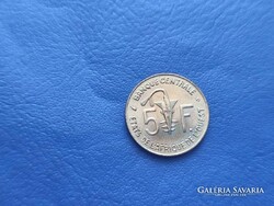 NYUGAT-AFRIKAI ÁLLAMOK 5 FRANK 2002! GAZELLA! UNC! RITKA!