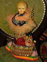 ANTIK MATYÓ LÁNY BABA