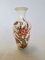 Zsolnay Kézzel Festett Orchideás váza. Hibátlan! (25.340)