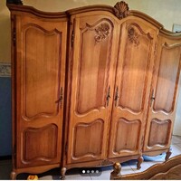 Neobarokk 4 ajtós ruhás szekrény, gardrób 4.