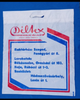 Retro  Déltex Kereskedelmi Vállalat reklámtáska