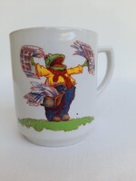 Drasche Kőbányai porcelán mese mintás gyerek bögre