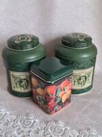 Thés Russes Popoff Frères feliratú orosz tea + kis fémdoboz ünnepi csomagoláshoz