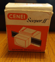 Cenei Scoper "ff"  Made in Western Germany - diavetítő vagy filmtekercs nézőke