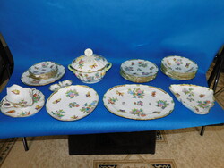 Herendi Új Viktória  6sz  Étkészlet Garnitúra