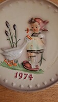 Hummel Goebel falitányér 1974