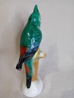 2511/4 Bodrogkeresztúri kerámia papagáj figura