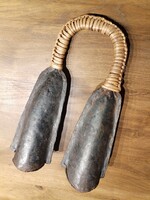 Afrikai ütős hangszer - dupla gong