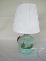 Jelzett kerámia lámpa