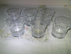 CAMPARI üveg pohár ( 6 db. )