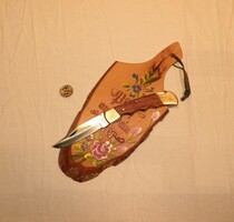 Herbertz hátsózáras vadászbicska, gyűjteményből. %%% Kés, bicska, tőr, borotva.