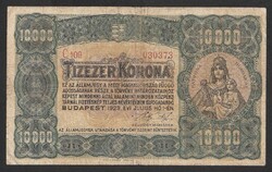 10.000 korona 1923 VG