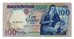 Portugália 100 Escudo Bankjegy 1980 P178a