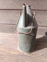 Antik , feliratos petróleum  kanna