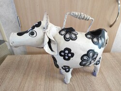 Vintage fém tehén öntozőkanna