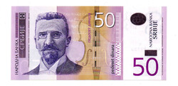 Szerbia 50 Dinár Bankjegy 2005 P40a UNC