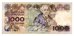 Portugália 1000 Escudo Bankjegy 1987-09-08 P181d