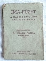 Ima- füzet a magyar katolikus katonák számára