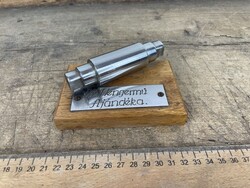 -AV718- Régi Asztaldísz Dísz Levélnehezék D.V. Hengermű Ajándéka