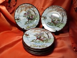 Arita, japán porcelán sütis tányér,  6 db.