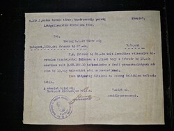 1930, katonai irat, 1. honvéd tábori tüzérosztály lótáp ellátása