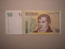 Argentína - 10 Pesos 2012 UNC