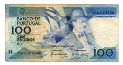 Portugália 100 Escudo Bankjegy 1988 P179e