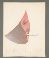 Art deco Nikotex reklámterv ﻿