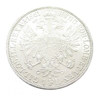 Ausztria,1 florin 1861 A aUNC+ ezüst 12.34g900