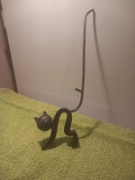 Richard Rohac 1. Gyűrűtartó macska bécsi bronzfigura