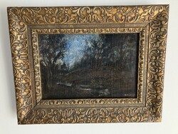 HERMAN LIPÓT FESTMÉNY /TÁJKÉP, 1924