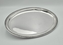 Ezüst ovális tálca (283 g)