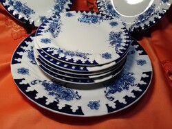 Apulum, porcelán  süteményes készlet,  7+1  db.