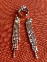 Uj Staszos Fülbevalò és 1db Gyürű Csomag