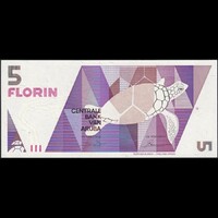 Aruba 5 Florin 1990 P-6 UNC
