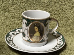 Sissi porcelán csésze
