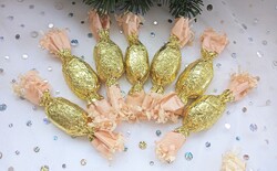 Retro szaloncukor karácsonyfa dísz 7db 11cm ár/db