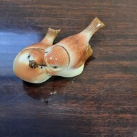 Herendi szerelmes madár pár porcelán figura